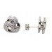 Spinner Stud Earrings 925 Sterling Silver Zircon Stones Women Handmade Gift C50